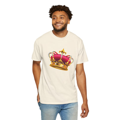 Unisex Garment-Dyed T-shirt - Iconic Symbol of British Royal Crown