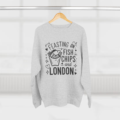 Unisex Crewneck Sweatshirt - Fish Chips and London