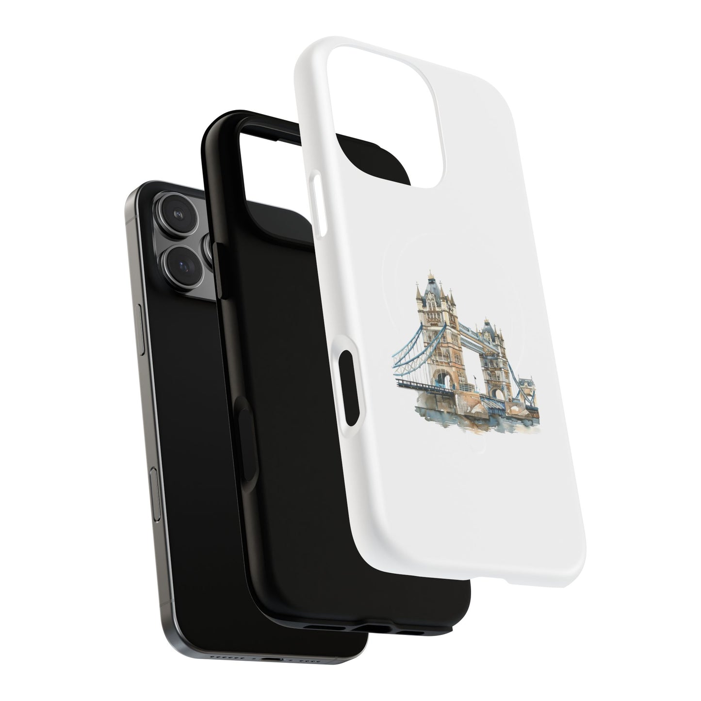 Tough Magnetic Phone Cases with Tower Bridge Design, Durable, Stylish, Unique Gift for Travelers, Perfect for Everyday Use
