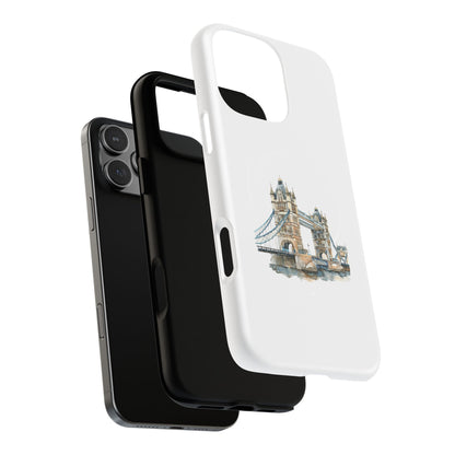 Tough Magnetic Phone Cases with Tower Bridge Design, Durable, Stylish, Unique Gift for Travelers, Perfect for Everyday Use