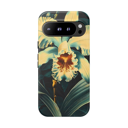 Floral Phone Case - Tough Cases with Orchid Design, Durable Smartphone Cover for Nature Lovers, Floral Gift for Her, Botanical [...]