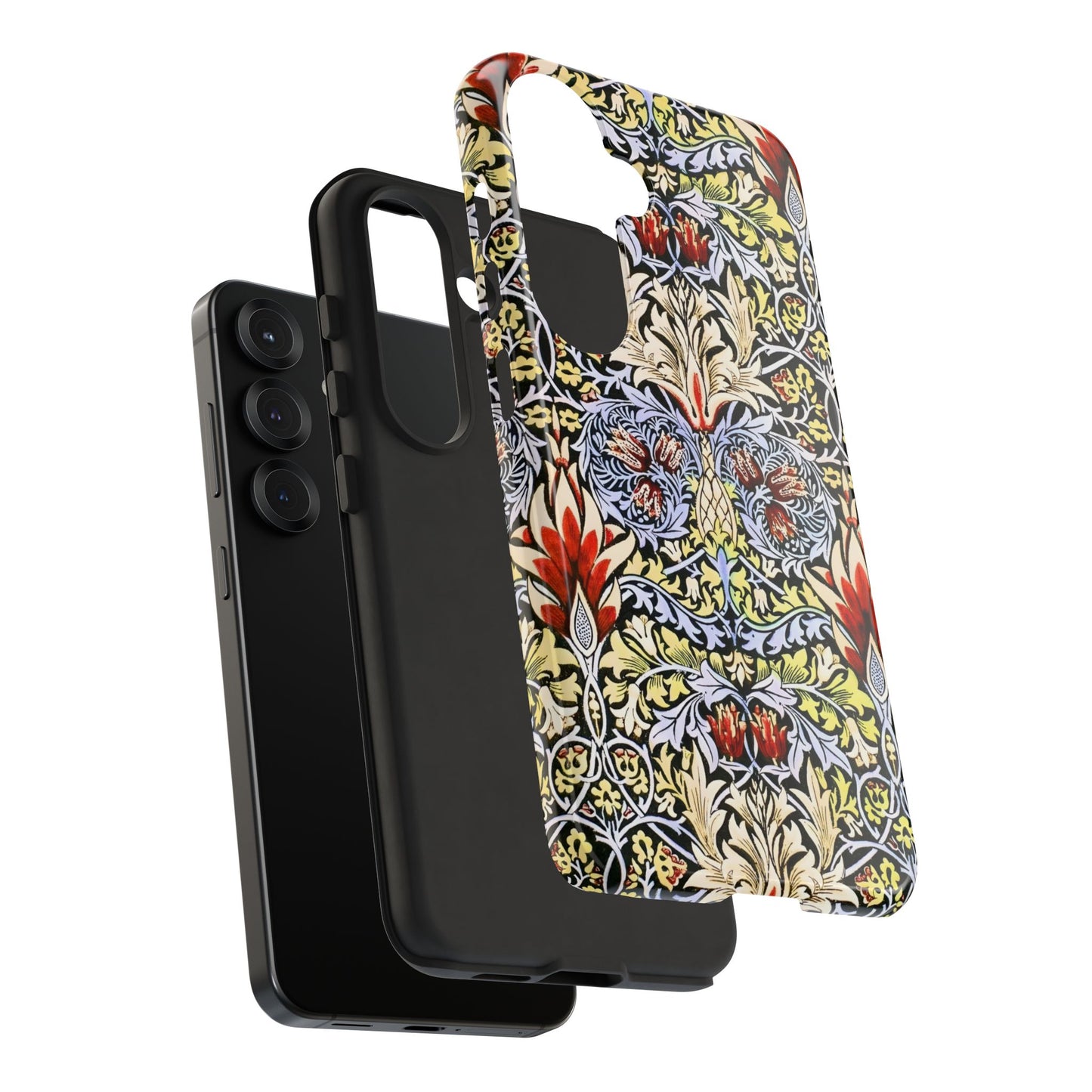 Stylish Phone Case - Floral Design, Tough Cases, Gift for Her, Phone Accessories, Trendy Tech, Unique Cell Phone Cover