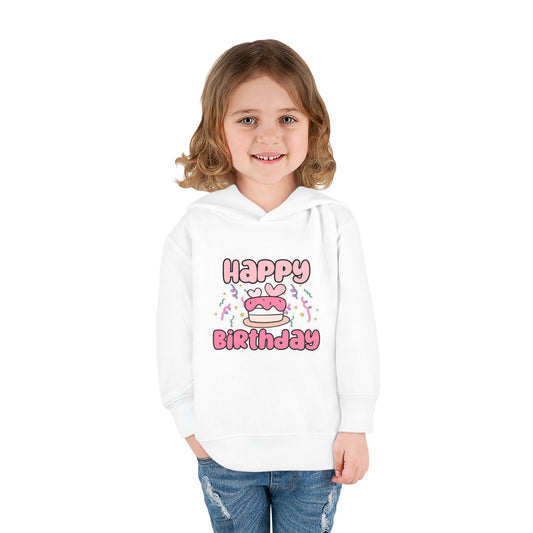 Happy Birthday Toddler Fleece Hoodie
