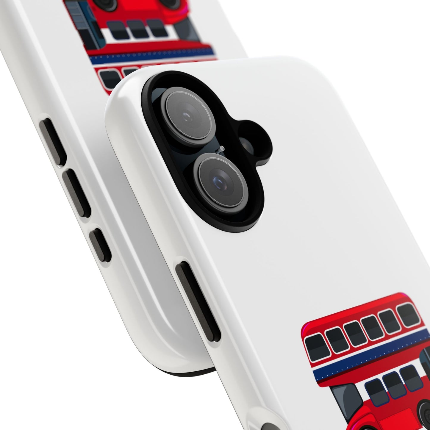 London Double-Decker Bus Phone Case - Fun & Protective Design