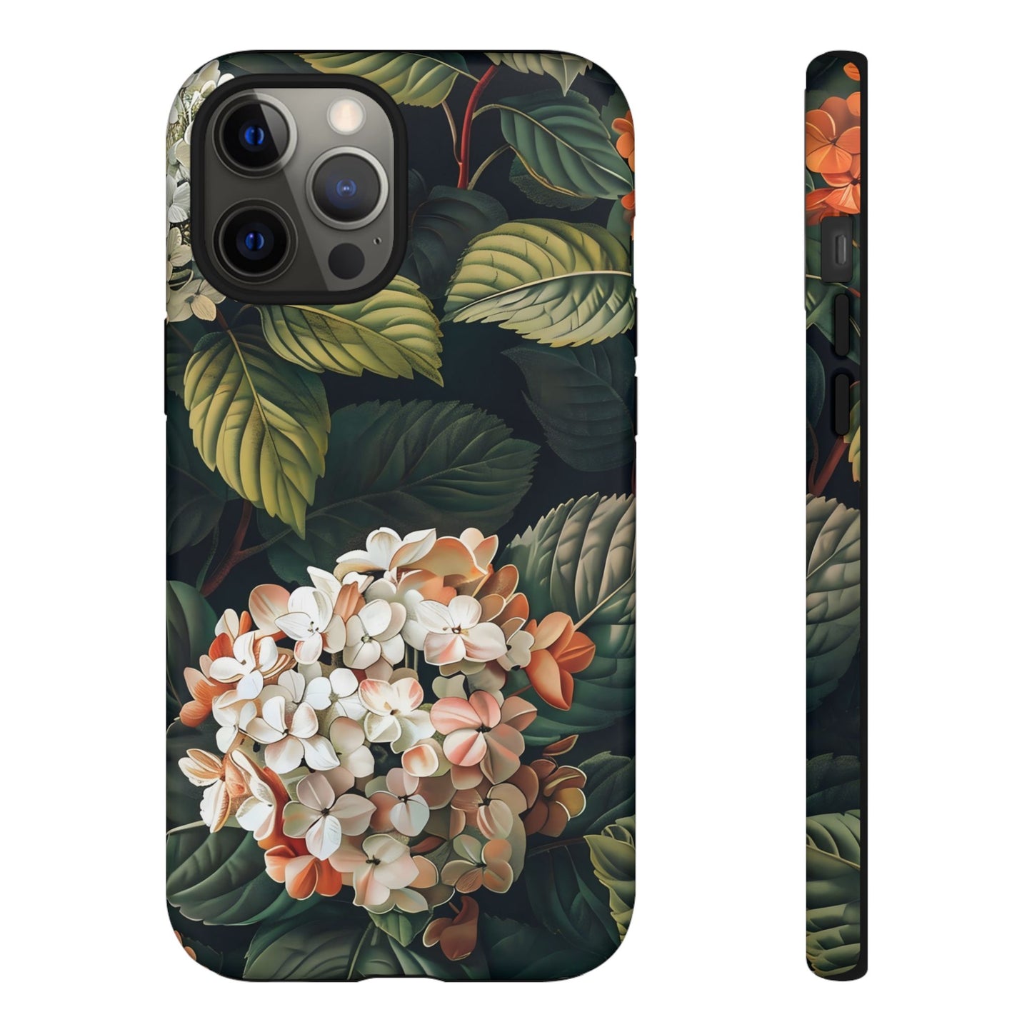 Floral Phone Case - Tough Cases, Nature Lover Gift, Floral Design, Botanical Phone Cover, Stylish Cellphone Accessory, Mother's Day Gift