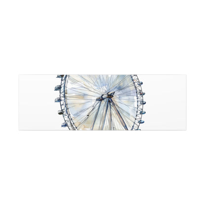 London Eye Canvas Print, Wall Art Decor, Travel Gift, Home Decoration, Unique Art Piece