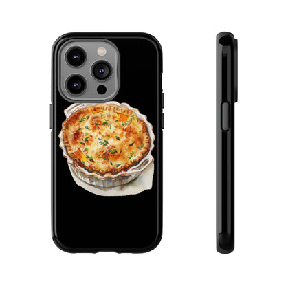 Quiche Phone Case - Funky Kitchen Decor, Foodie Gift, Chef Accessories, Culinary Art, Quirky Phone Cover