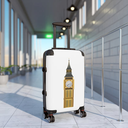 Red London Bus Side View Suitcase