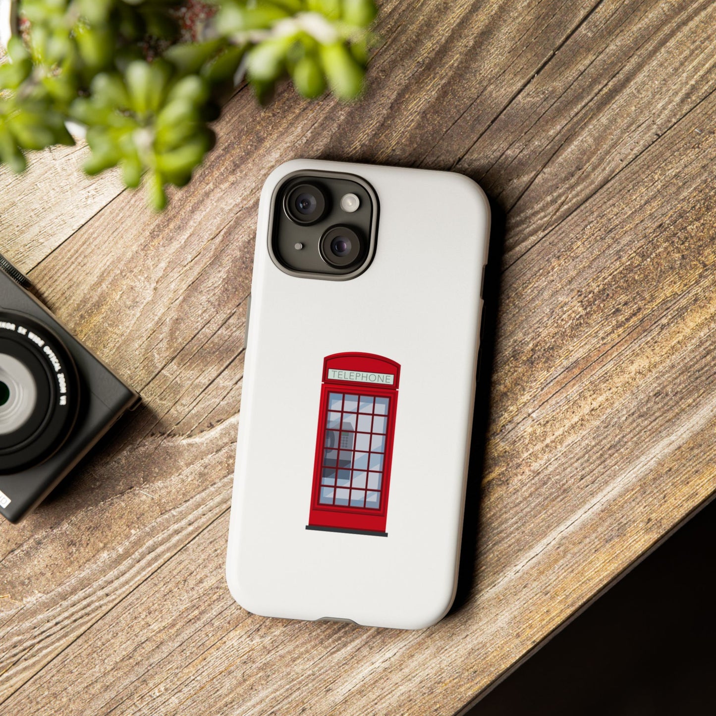 Red Telephone Booth Phone Case - Tough & Stylish Protection