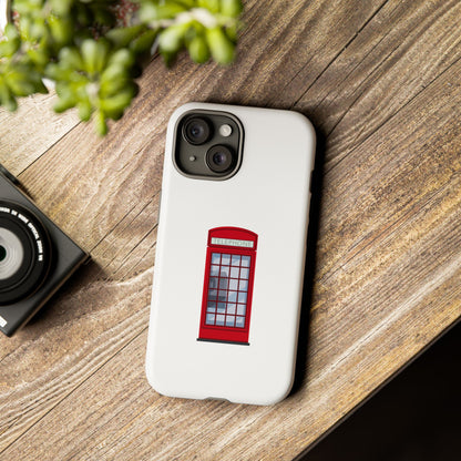 Red Telephone Booth Phone Case - Tough & Stylish Protection