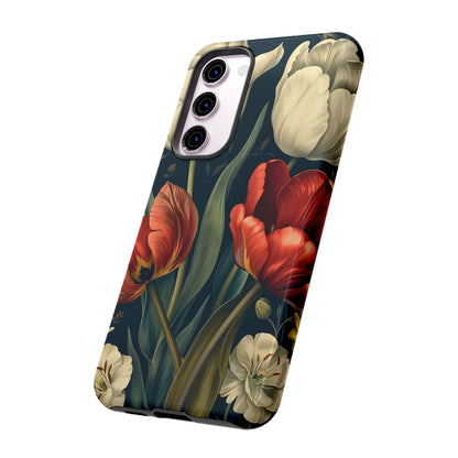 White Flower Tough Cases