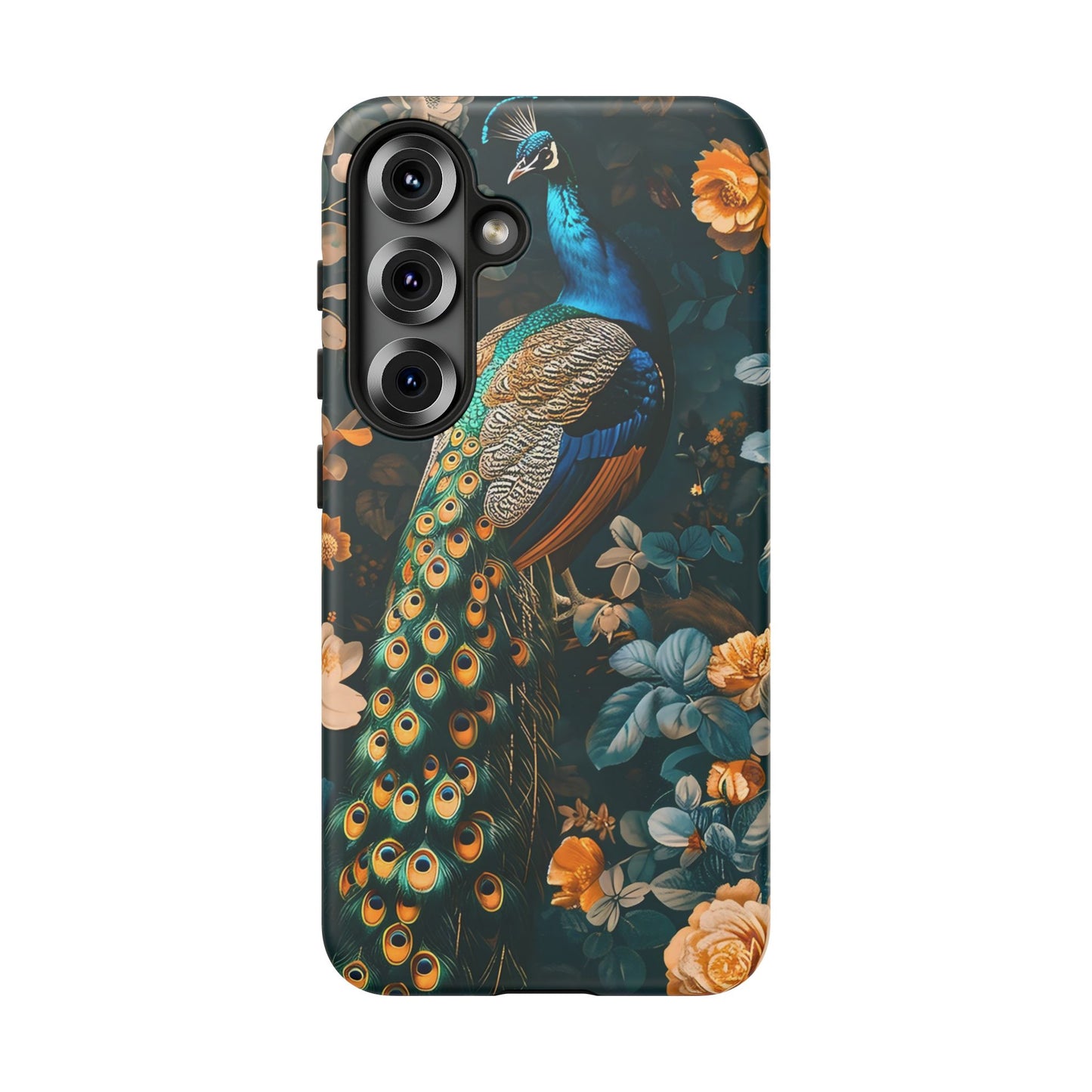 Peacock Phone Case - Elegant Floral Design, Tough Case for Protection, Unique Gift for Nature Lovers, Stylish Accessory, Eco-Friendly