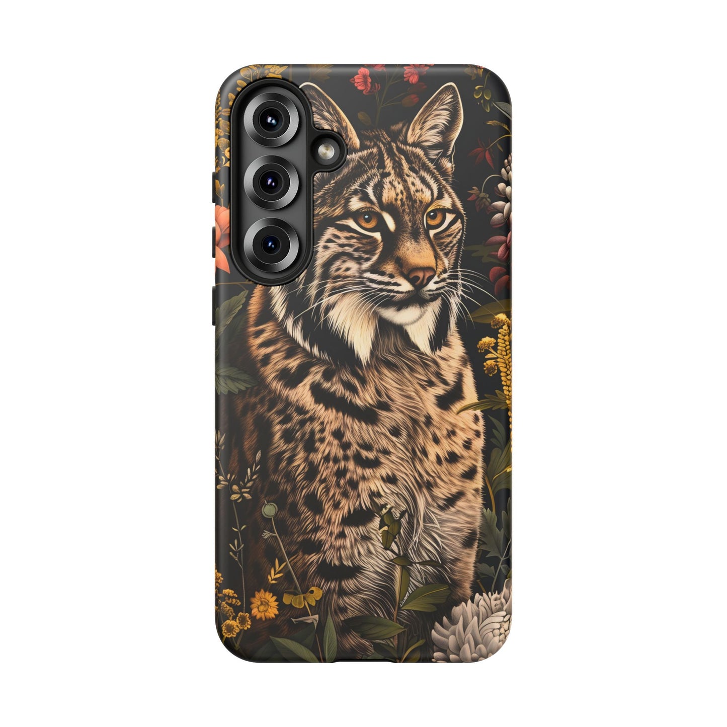 Wildlife Phone Case with Lynx Design, Tough Cases, Animal Lovers Gift, Nature Inspired Accessories, Unique Tech Protection