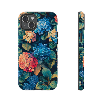 Floral Tough Phone Case, Durable Smartphone Cover, Flower Design, Gift for Her, Stylish Protection