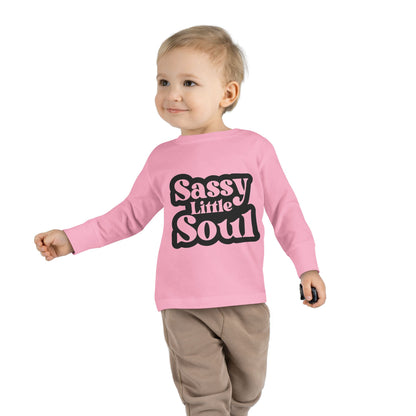 Sassy Little Soul Toddler Long Sleeve Tee - Fun & Playful Apparel for Kids