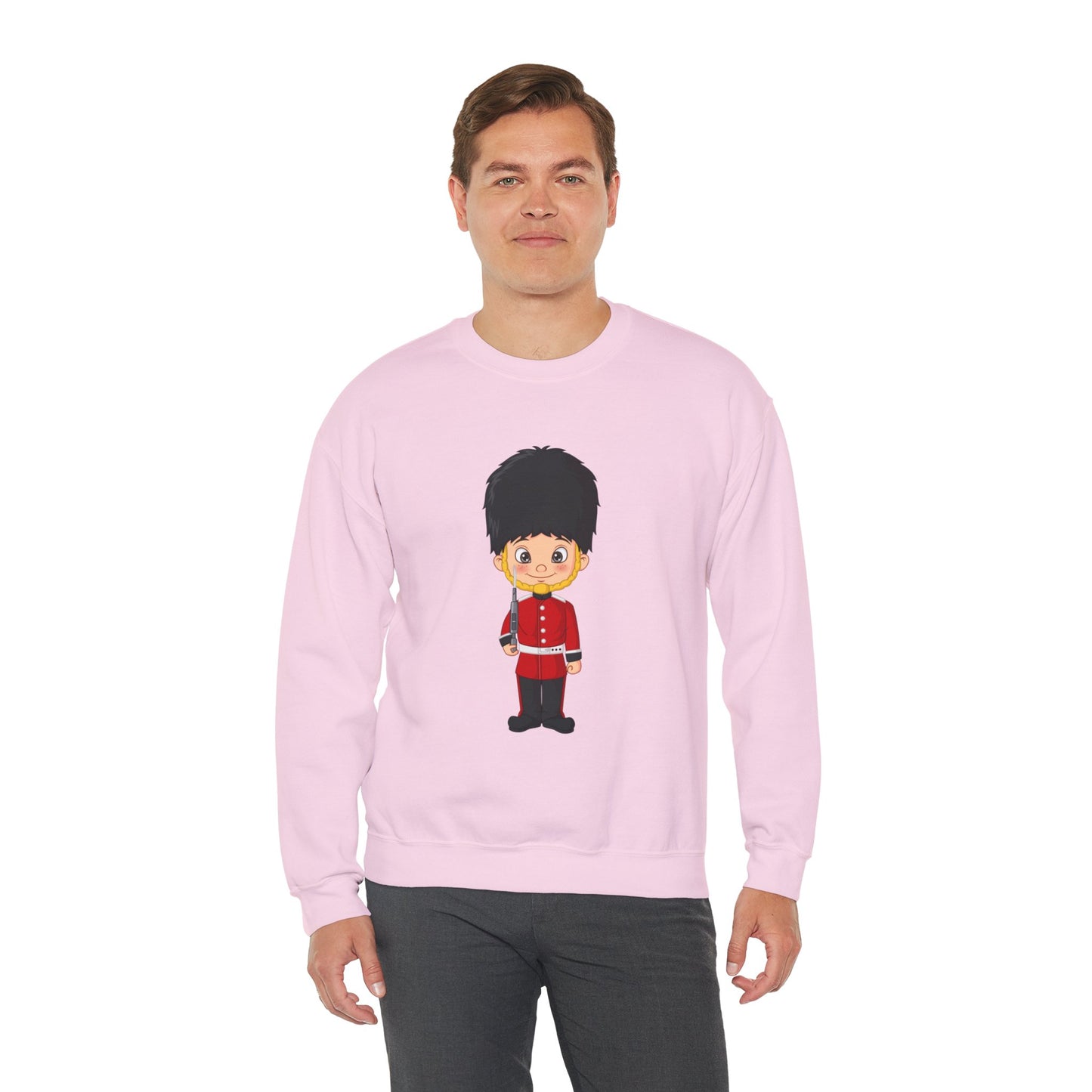 Unisex Heavy Blend™ Crewneck Sweatshirt Classy - Soldier - Classic Military Elegance and Honorable