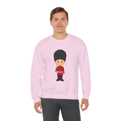 Unisex Heavy Blend™ Crewneck Sweatshirt Classy - Soldier - Classic Military Elegance and Honorable