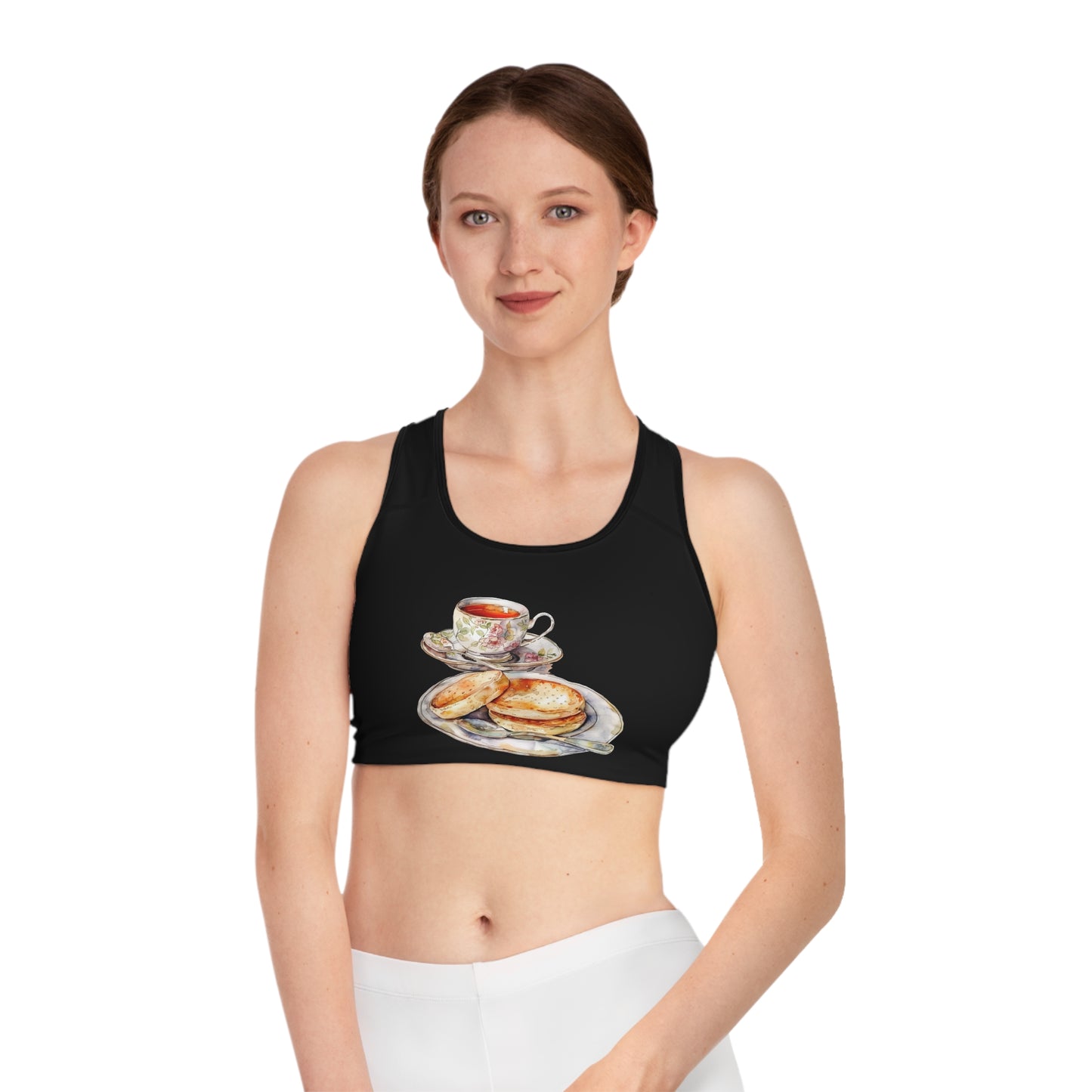 Sports Bra – Perfect for Active Comfort & Relaxation - Chic Tea and Scones - British Royal Dining