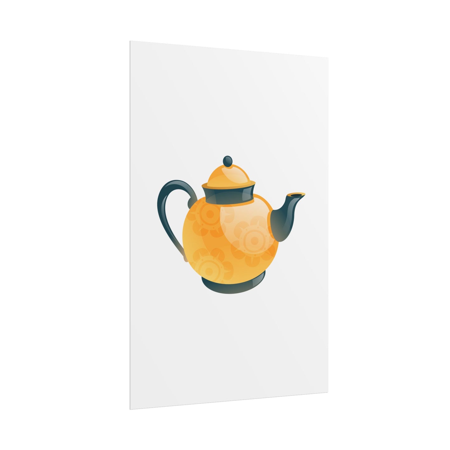 Vintage Tea Pot Rolled Posters