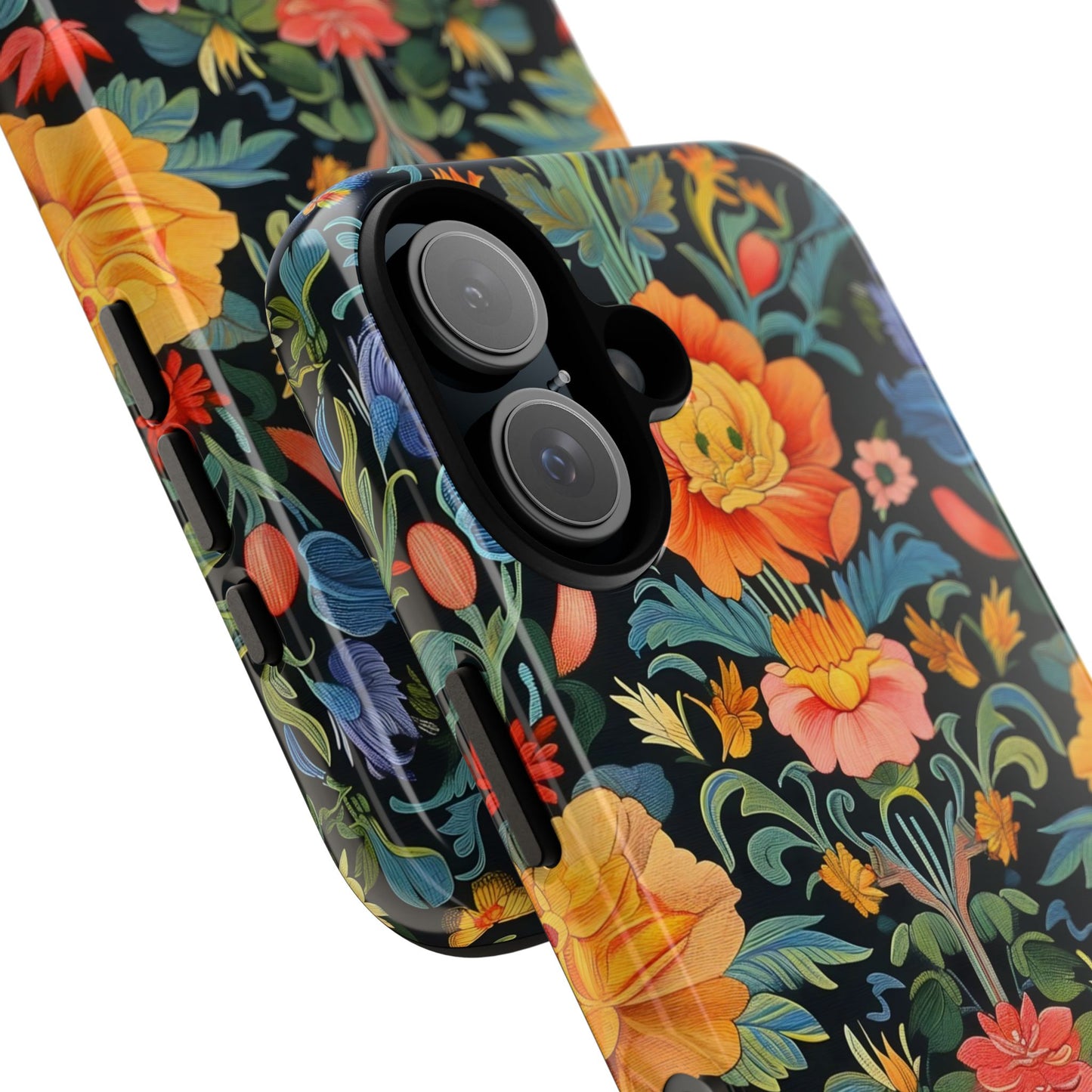 Floral Phone Case - Tough Cases, Flower Pattern Phone Cover, Nature Lover Gift, Stylish Protective Case, Colorful Floral Design