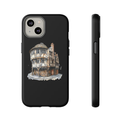 Stylish Phone Case featuring Unique Building Design, Art Lover Gift, Durable Phone Cover, Trendy Gadget Accessory, Unique Gift for Her