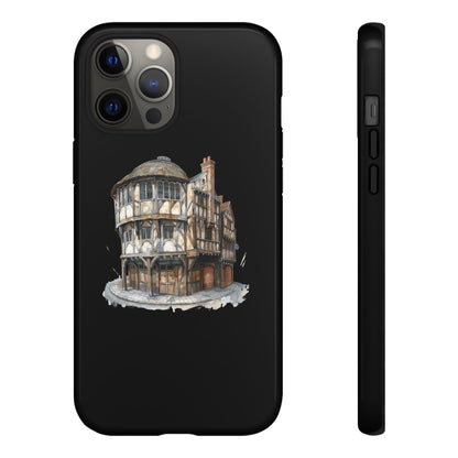 Stylish Phone Case featuring Unique Building Design, Art Lover Gift, Durable Phone Cover, Trendy Gadget Accessory, Unique Gift for Her