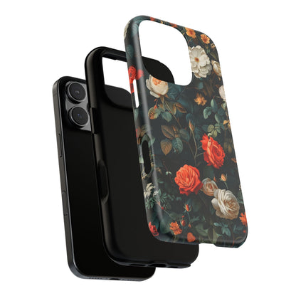 Floral Phone Case | Tough Cases with Elegant Design | Gift for Her, Mother's Day, Birthdays, Personalized, Trendy Tech Accessories