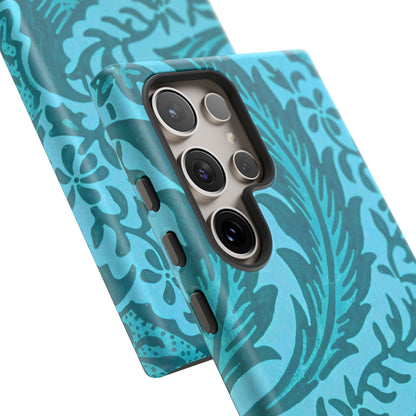 Protective Phone Case with Elegant Teal Design, Tough Cases, Floral Phone Cover, Stylish Smartphone Protection, Gifts for Her, Trendy [...]
