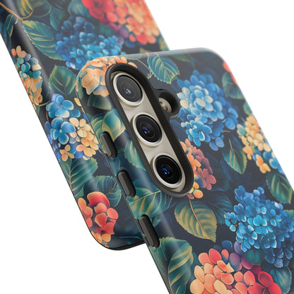Floral Phone Case, Stylish Tough Case for Gardener Gift, Flower Lover Accessory, Pretty Floral Design, Protective Case