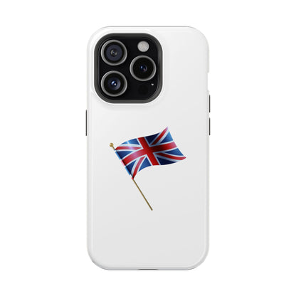 Vintage Union Jack Magnetic Phone Case, British Flag Tough Case, Gift for Anglophiles, Travel Accessories,UK Prid e Case