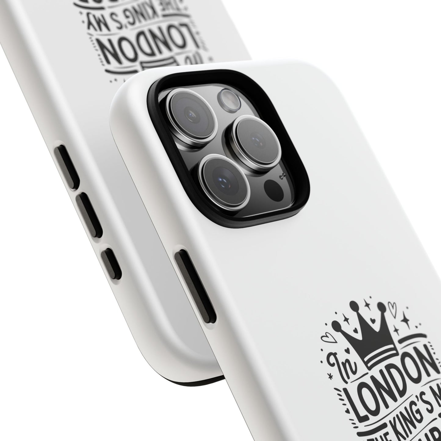 London-Themed Tough Phone Case - Chic & Stylish Protection
