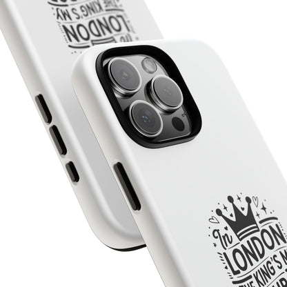 London-Themed Tough Phone Case - Chic & Stylish Protection