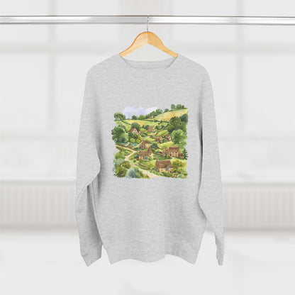Unisex Crewneck Sweatshirt - Street London Aesthetics Urban Charm and Classic City Vibes