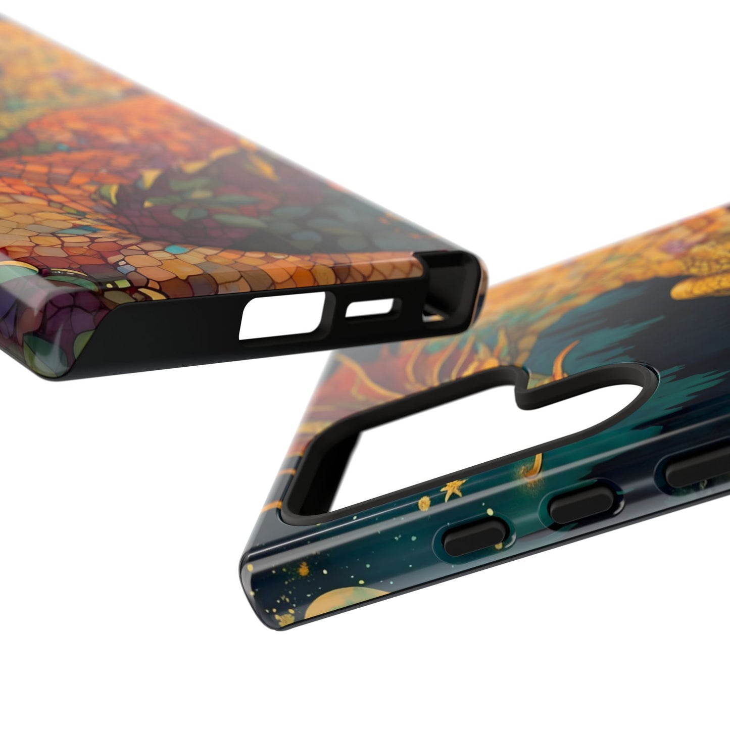 Dragon Art Phone Case, Tough Phone Cover, Fantasy Gift, Unique Mobile Accessory, Dragon Lover Gift, Stylish Protection