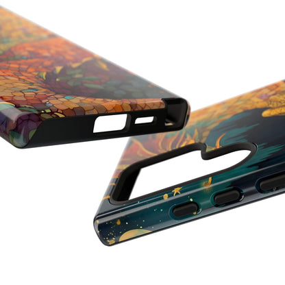Dragon Art Phone Case, Tough Phone Cover, Fantasy Gift, Unique Mobile Accessory, Dragon Lover Gift, Stylish Protection