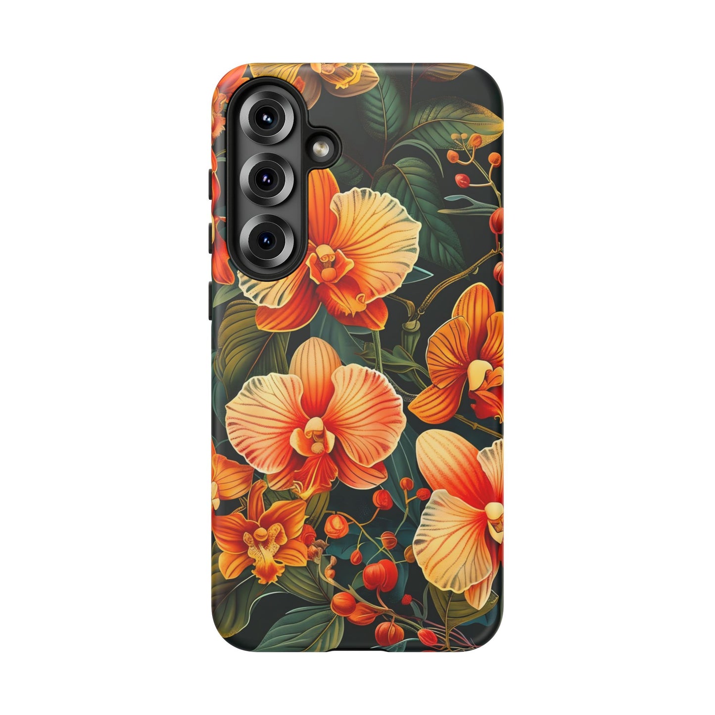 Floral Phone Case - Tough Cases, Protective Cover, Gift for Her, Smartphone Accessory, Floral Design, Nature-Inspired