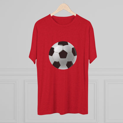 Dynamic Football Design - Sports Passion and Energy Unisex Tri-Blend Crew Tee
