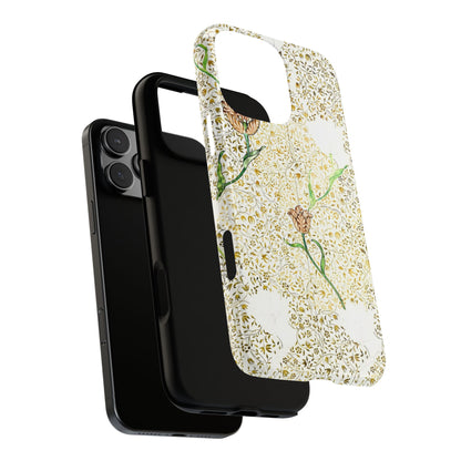 Elegant Floral Phone Case, Tough Cases for iPhone, Stylish Smartphone Cover, Protection with Floral Art, Unique Gift for Her