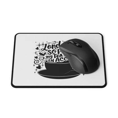 Posh London Non-Slip Gaming Mouse Pad | Unique Desk Accessory for Gamers | Great Gift for Tea Lovers, Home Office Decor