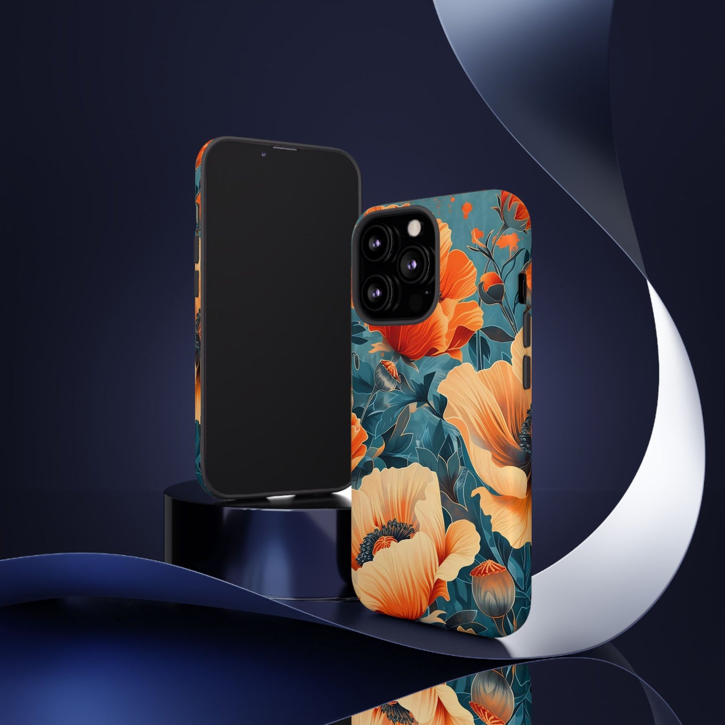 Floral Phone Case, Tough Cases for Protection and Style, Spring Aesthetic, Gift for Her, Phone Accessory for Nature Lovers