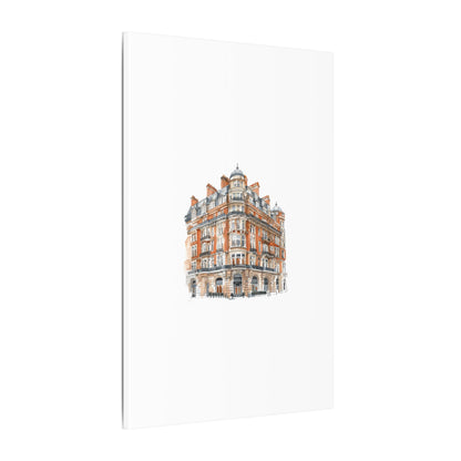 Artistic Matte Canvas Print of Historic Building, Wall Art Decor, Home Interior, Unique Gift, Fine Art, Architecture Lover, Urban Design