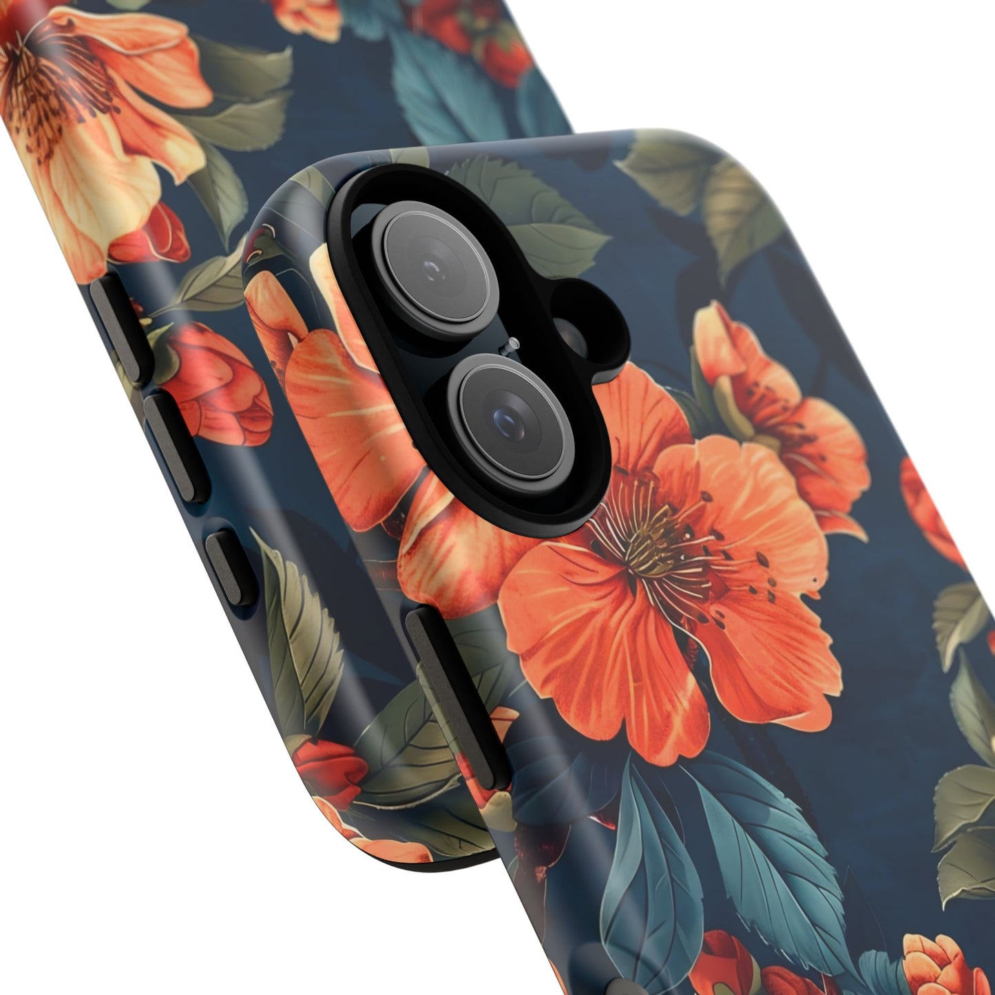 Floral iPhone Case, Tough Cases, Flower Phone Protector, Floral Design, Spring Gift, Phone Cover
