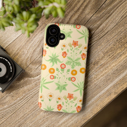 Floral Tough Cases | Stylish Phone Cover, Durable Protective Case, Gift for Her, Spring Accessories, Nature Lover