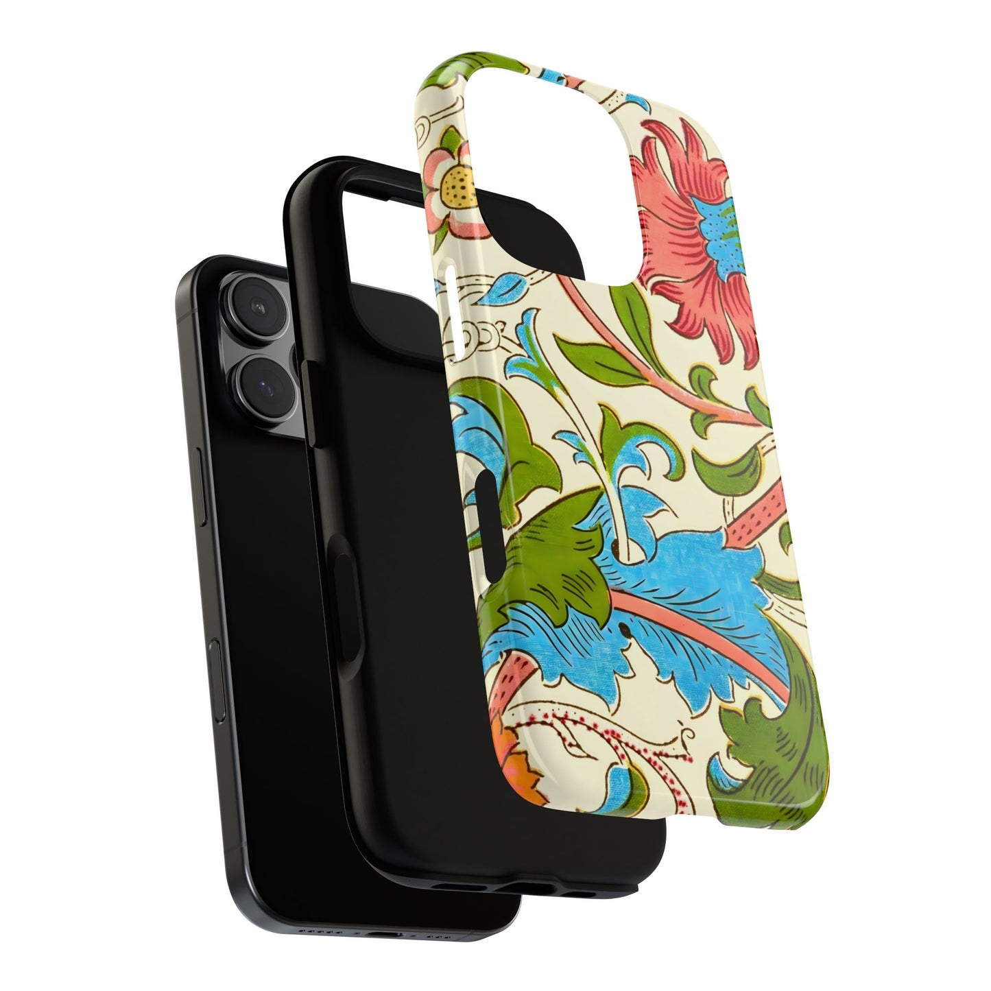 Tough Floral Phone Case - Artistic Smartphone Cover, Floral Print Gift, Protective Case | For Nature Lovers, Stylish Accessory, Phone [...]