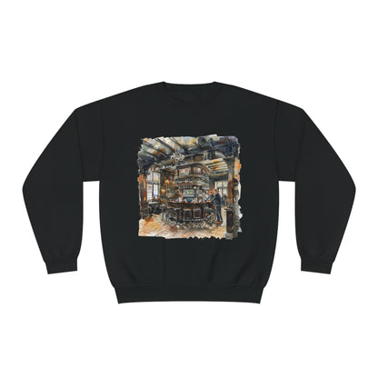Unisex NuBlend® Crewneck Sweatshirt - Cozy British Pub