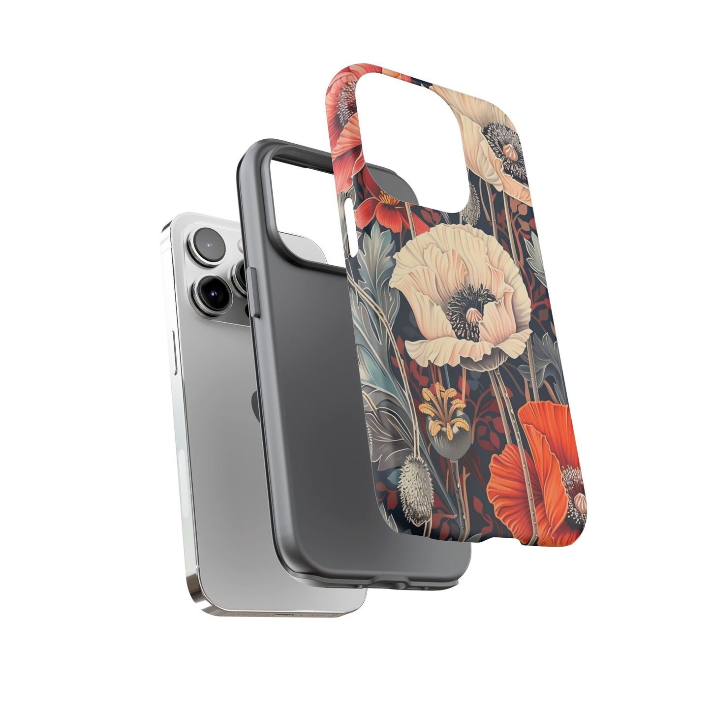 Floral iPhone Case - Tough Cases, Stylish Phone Cover, Durable Protection, Floral Design, Gift for Nature Lovers, Trendy Cell Phone [...]
