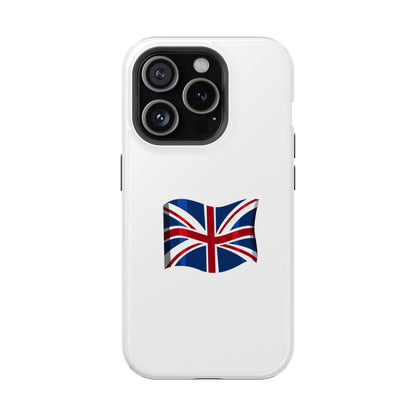 UK Flag Magnetic Phone Case, Durable Tough Cover, Gift for Patriots, Ideal for Travelers, Accessories for Holidays