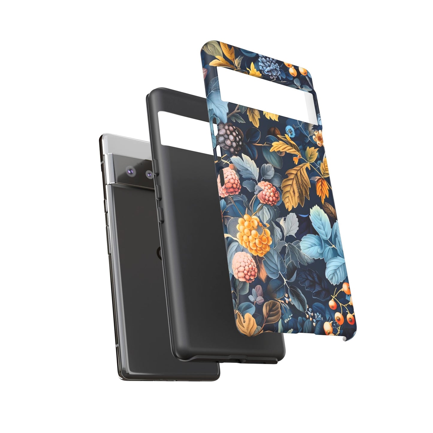 Floral iPhone Case, Tough Phone Cover, Nature-inspired Accessory, Gift for Her, Trendy Protection Case