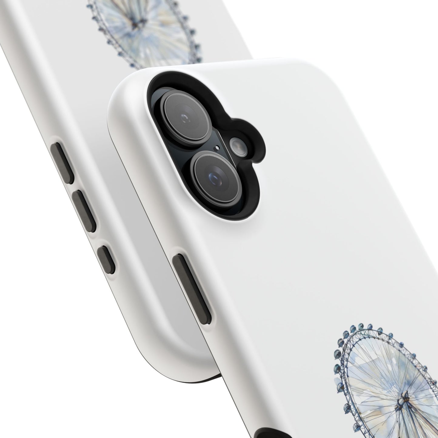 Stylish Magnetic Phone Cases with London Eye Design, Custom Phone Covers, Unique Gift for Travelers, Chic Electronic Accessories