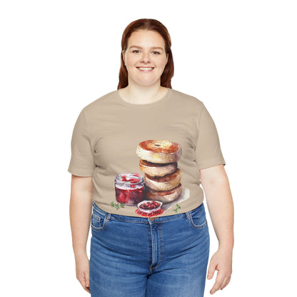 Unisex Jersey Short Sleeve Tee - Heritage on a Plate - Exploring British Cuisine